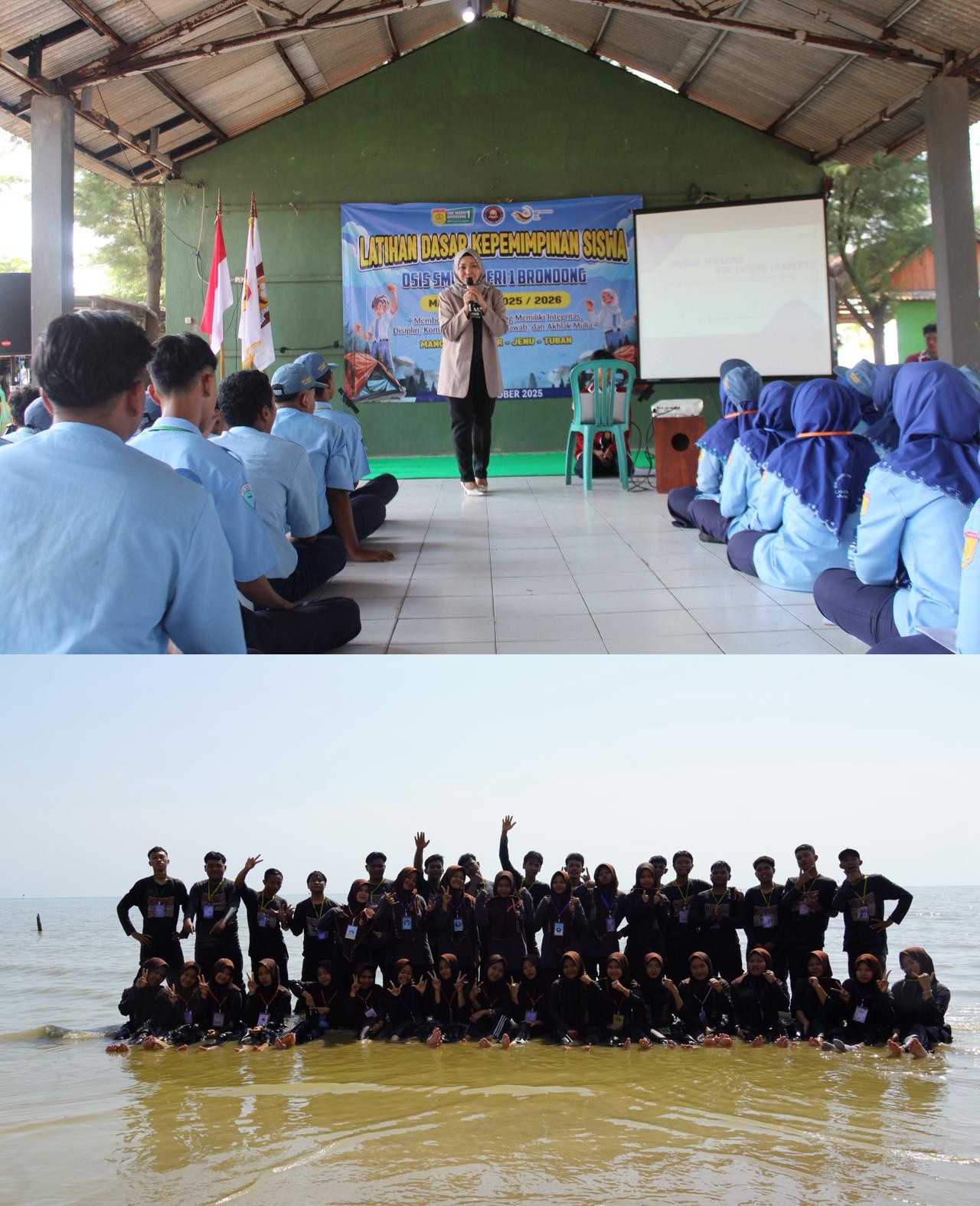 LDKS OSIS SMKN 1 Brondong 2025: Membangun Jiwa Pemimpin Muda di Mangrove Center Tuban
