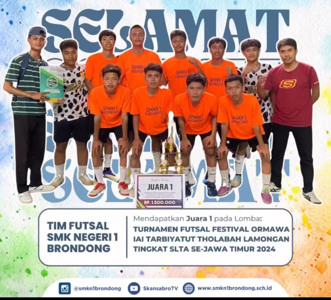 Juara 1 Turnamen Futsal Festival Ormawa IAI TARBIYATUT THOLABAH LAMONGAN TINGKAT SLTA SE-JAWA TIMUR